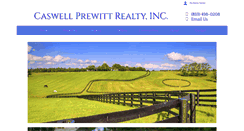 Desktop Screenshot of caswellprewittrealty.com